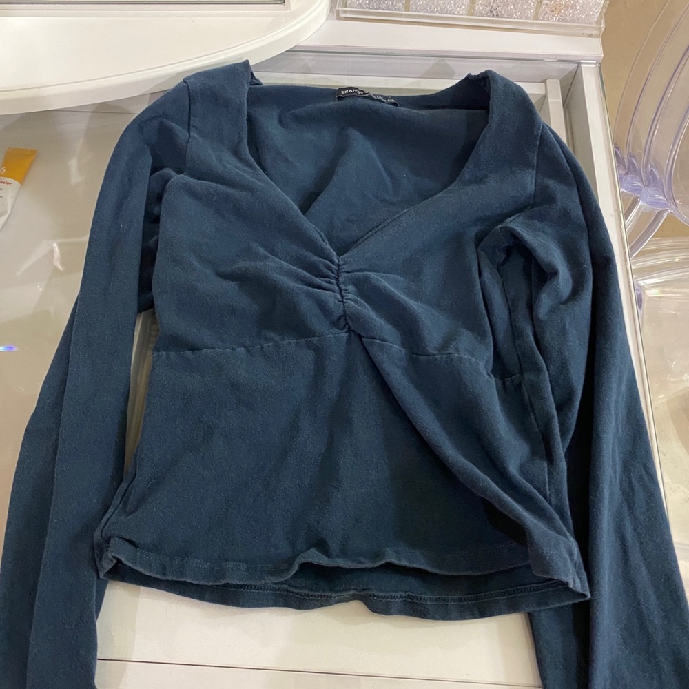 Brandy Melville Charlize Top in Navy